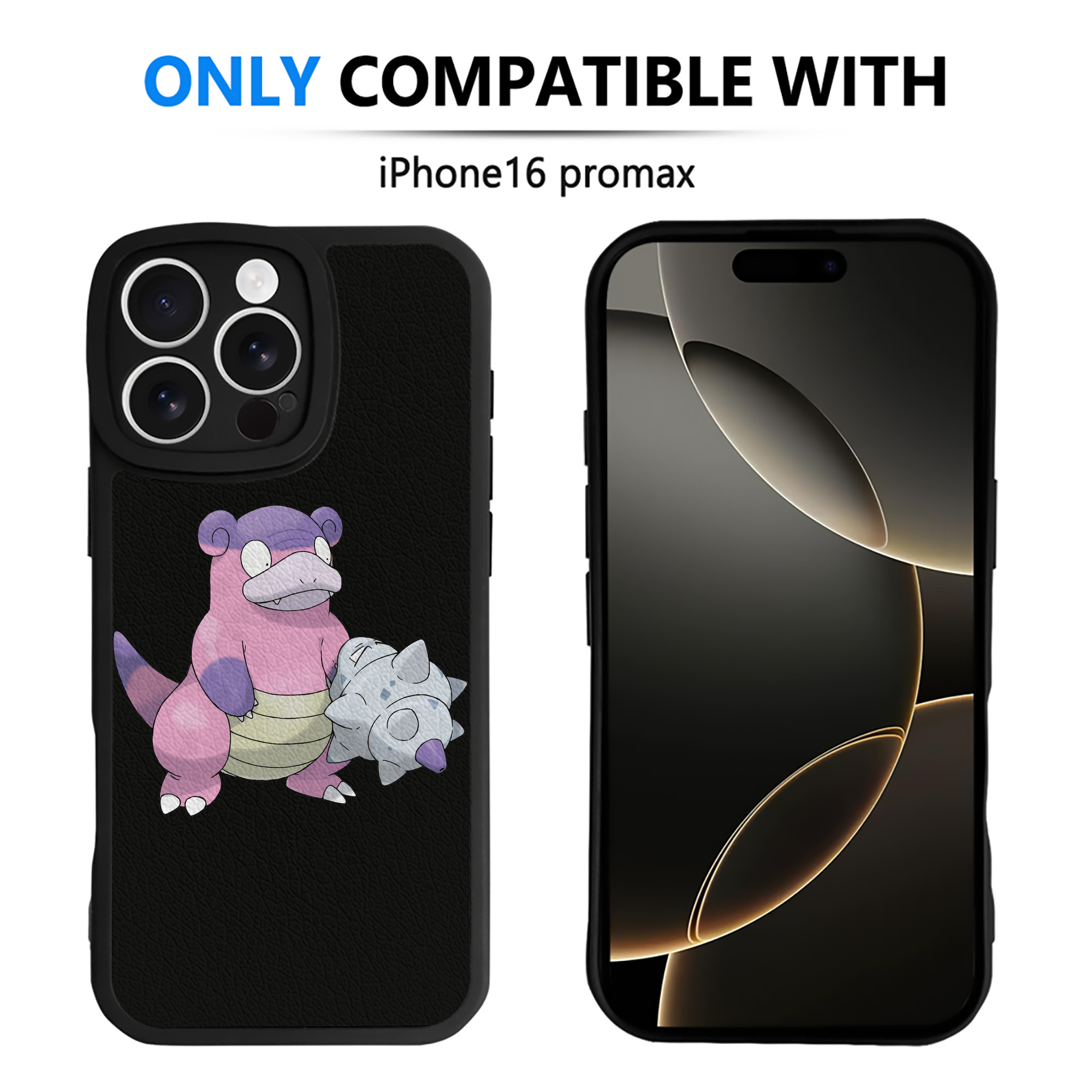 （画像用） ポケットモンスター Pokémon 【iPhone 16シリーズ対応】シリコンスマホケース（レザー調） 材質：シリコン